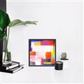 Picture of Vibrant Mosaic I _GroupedProduct_Square_Canvas_Framed_