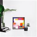 Picture of Vibrant Mosaic I _GroupedProduct_Square_Canvas_Framed_
