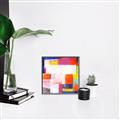 Picture of Vibrant Mosaic I _GroupedProduct_Square_Canvas_Framed_