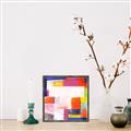 Picture of Vibrant Mosaic I _GroupedProduct_Square_Canvas_Framed_