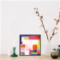 Picture of Vibrant Mosaic I _GroupedProduct_Square_Canvas_Framed_