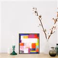 Picture of Vibrant Mosaic I _GroupedProduct_Square_Canvas_Framed_
