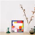 Picture of Vibrant Mosaic I _GroupedProduct_Square_Canvas_Framed_