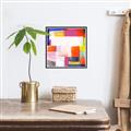 Picture of Vibrant Mosaic I _GroupedProduct_Square_Canvas_Framed_