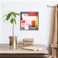 Picture of Vibrant Mosaic I _GroupedProduct_Square_Canvas_Framed_