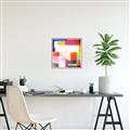 Picture of Vibrant Mosaic I _GroupedProduct_Square_Canvas_Framed_