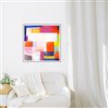 Picture of Vibrant Mosaic I _GroupedProduct_Square_Canvas_Framed_
