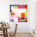 Picture of Vibrant Mosaic I _GroupedProduct_Square_Canvas_Framed_