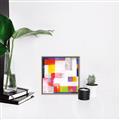 Picture of Vibrant Mosaic II _GroupedProduct_Square_Canvas_Framed_