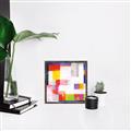 Picture of Vibrant Mosaic II _GroupedProduct_Square_Canvas_Framed_
