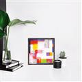 Picture of Vibrant Mosaic II _GroupedProduct_Square_Canvas_Framed_