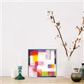 Picture of Vibrant Mosaic II _GroupedProduct_Square_Canvas_Framed_