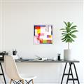 Picture of Vibrant Mosaic II _GroupedProduct_Square_Canvas_Framed_