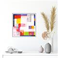 Picture of Vibrant Mosaic II _GroupedProduct_Square_Canvas_Framed_