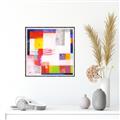 Picture of Vibrant Mosaic II _GroupedProduct_Square_Canvas_Framed_