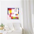 Picture of Vibrant Mosaic II _GroupedProduct_Square_Canvas_Framed_