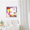 Picture of Vibrant Mosaic II _GroupedProduct_Square_Canvas_Framed_