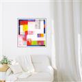 Picture of Vibrant Mosaic II _GroupedProduct_Square_Canvas_Framed_