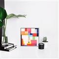 Picture of Vibrant Mosaic III _GroupedProduct_Square_Canvas_Framed_