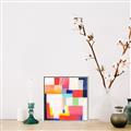 Picture of Vibrant Mosaic III _GroupedProduct_Square_Canvas_Framed_