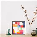 Picture of Vibrant Mosaic III _GroupedProduct_Square_Canvas_Framed_
