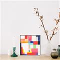 Picture of Vibrant Mosaic III _GroupedProduct_Square_Canvas_Framed_