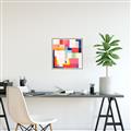 Picture of Vibrant Mosaic III _GroupedProduct_Square_Canvas_Framed_