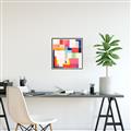 Picture of Vibrant Mosaic III _GroupedProduct_Square_Canvas_Framed_