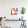 Picture of Vibrant Mosaic III _GroupedProduct_Square_Canvas_Framed_