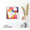 Picture of Vibrant Mosaic III _GroupedProduct_Square_Canvas_Framed_