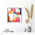 Picture of Vibrant Mosaic III _GroupedProduct_Square_Canvas_Framed_