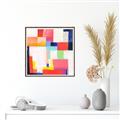 Picture of Vibrant Mosaic III _GroupedProduct_Square_Canvas_Framed_