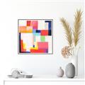 Picture of Vibrant Mosaic III _GroupedProduct_Square_Canvas_Framed_