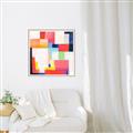 Picture of Vibrant Mosaic III _GroupedProduct_Square_Canvas_Framed_