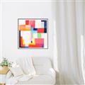Picture of Vibrant Mosaic III _GroupedProduct_Square_Canvas_Framed_
