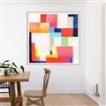 Picture of Vibrant Mosaic III _GroupedProduct_Square_Canvas_Framed_