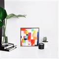 Picture of Vibrant Mosaic IV _GroupedProduct_Square_Canvas_Framed_