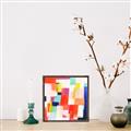 Picture of Vibrant Mosaic IV _GroupedProduct_Square_Canvas_Framed_
