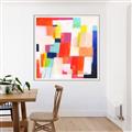 Picture of Vibrant Mosaic IV _GroupedProduct_Square_Canvas_Framed_