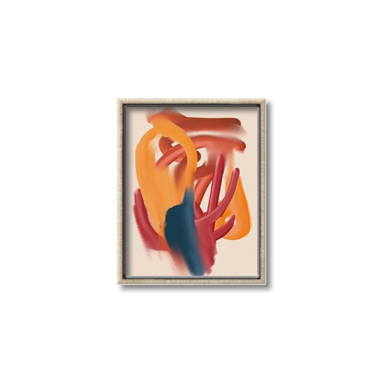 Picture of Colour Cascade III _GroupedProduct_Rectangle_Portrait_Canvas_Framed_