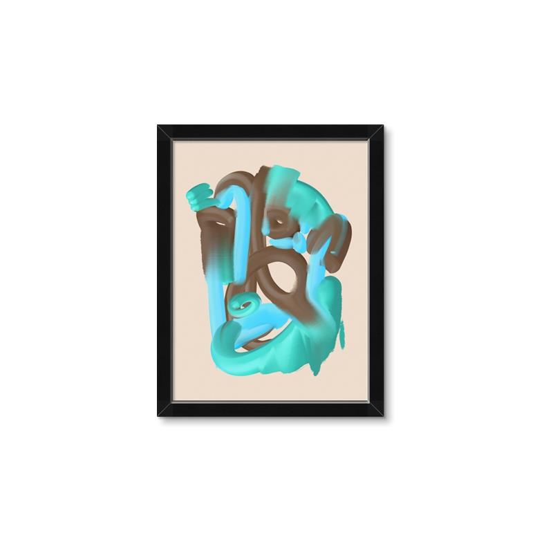 Picture of Colour Cascade II _GroupedProduct_Rectangle_Portrait_Framed_Matted_