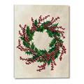 Picture of Holly Wreath _GroupedProduct_Rectangle_Portrait_Canvas_