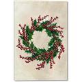 Picture of Holly Wreath _GroupedProduct_Rectangle_Portrait_Canvas_