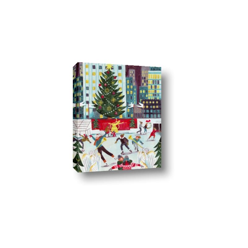 Picture of Ice Skating at Rockefeller Center _GroupedProduct_Rectangle_Portrait_Canvas_