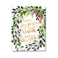 Picture of Holiday Wishes Wreath _GroupedProduct_Rectangle_Portrait_Canvas_