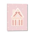 Picture of Pink Gingerbread House _GroupedProduct_Rectangle_Portrait_Canvas_