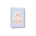 Picture of Blue Gingerbread House _GroupedProduct_Rectangle_Portrait_Canvas_
