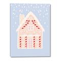 Picture of Blue Gingerbread House _GroupedProduct_Rectangle_Portrait_Canvas_
