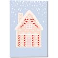 Picture of Blue Gingerbread House _GroupedProduct_Rectangle_Portrait_Canvas_