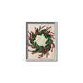 Picture of Holly Wreath _GroupedProduct_Rectangle_Portrait_Canvas_Framed_